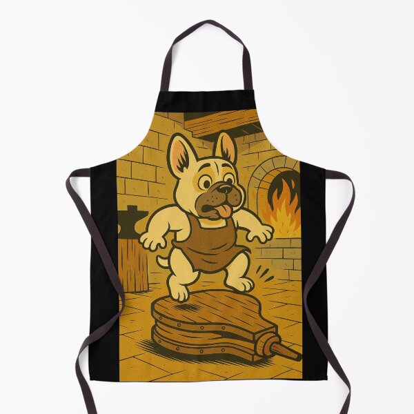 Item preview, Castlecore Pets: French Bulldog – Medieval Workout Pup – Gift for French Bulldog Lovers • Retro Comics • Vintage Halftone designed and sold by JacobKAurumhead.