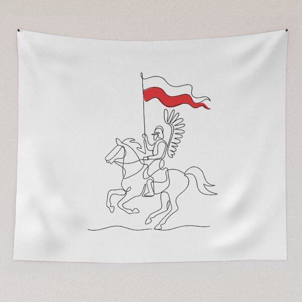 Item preview, Polish Winged Hussar Line Art designed and sold by Anniko Art Studio.