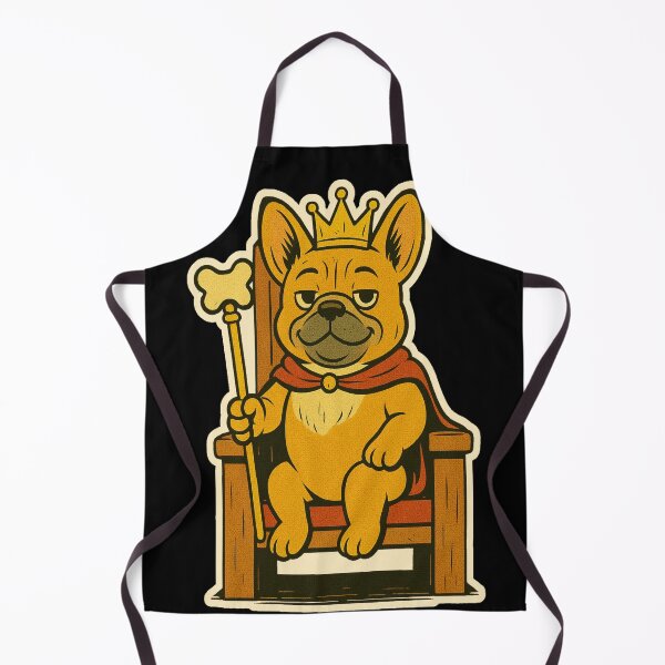 Item preview, Castlecore Pets: French Bulldog – Crowned Castle Pup – Gift for French Bulldog Lovers • Retro Comics • Vintage Halftone designed and sold by JacobKAurumhead.