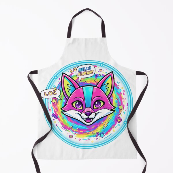 Item preview, Cartoon Fox Meme Energy – LOL Edition designed and sold by Tily360.