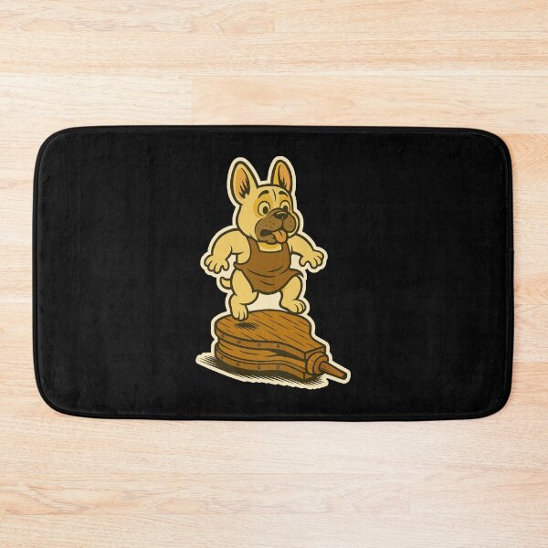 Item preview, Castlecore Pets: French Bulldog – Castle Gym Hero – Gift for French Bulldog Lovers • Retro Comics • Vintage Halftone designed and sold by JacobKAurumhead.