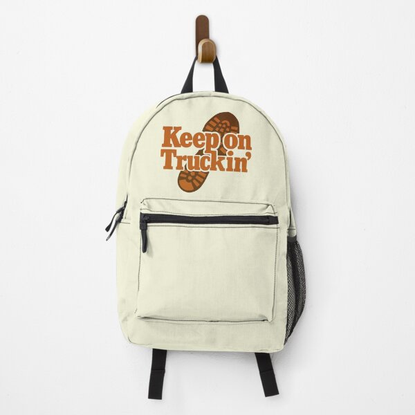 Item preview, Keep on Truckin’ Retro Shoeprint Typography Design designed and sold by H2Vibes.