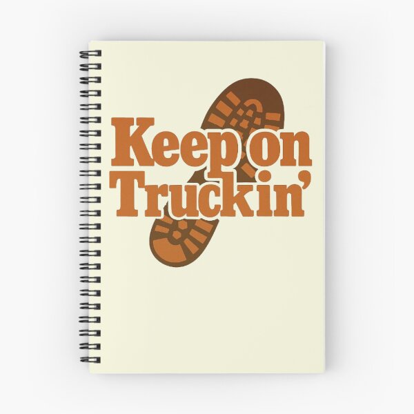 Item preview, Keep on Truckin’ Retro Shoeprint Typography Design designed and sold by H2Vibes.