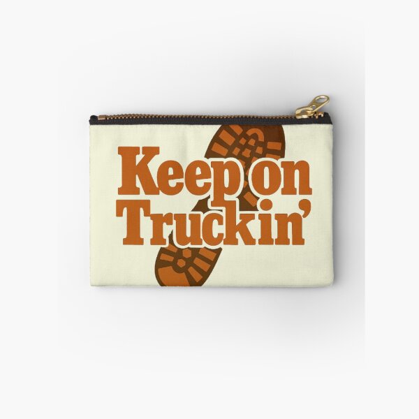 Item preview, Keep on Truckin’ Retro Shoeprint Typography Design designed and sold by H2Vibes.