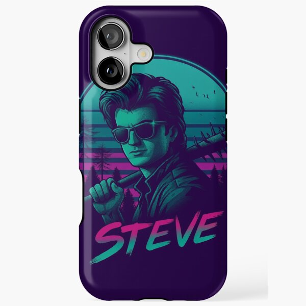 hawkins idiana the up side down demogorgon steve harrington iPhone Tough Case