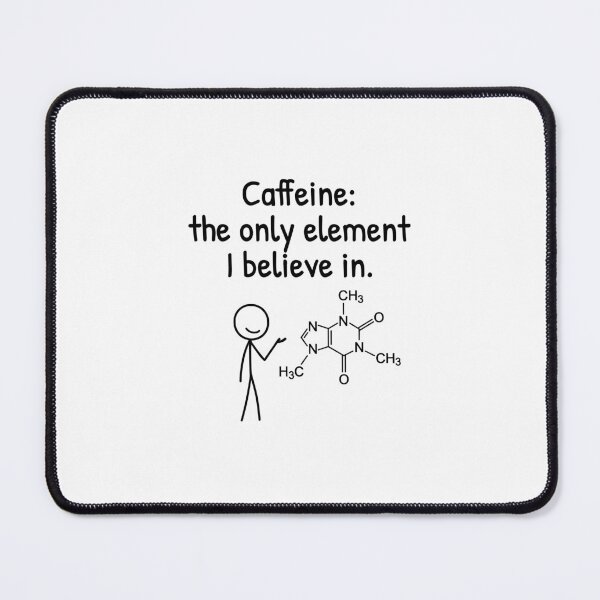 Item preview, Caffeine Belief – XKCD-Style Nerd Comic designed and sold by AnnSign.
