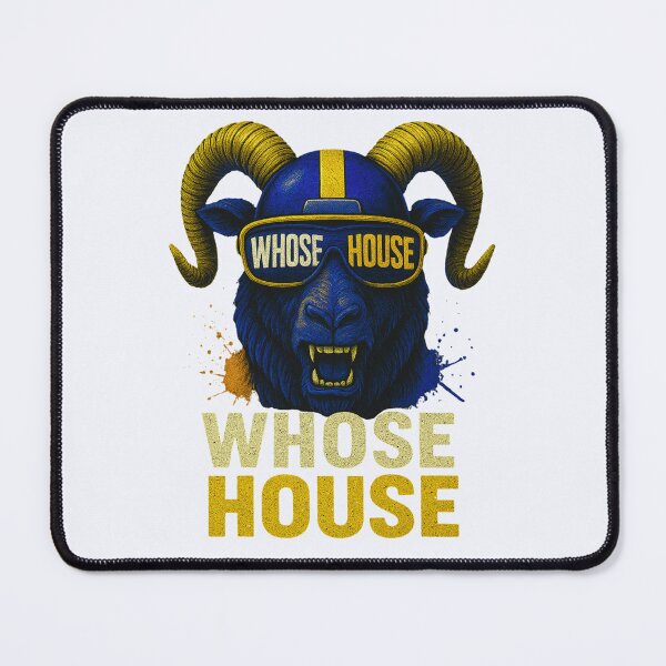 Item preview, Rams Whose House Ram Game Day designed and sold by LAKERSIN5.