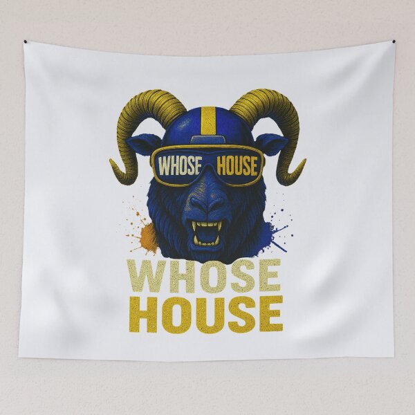 Item preview, Rams Whose House Ram Game Day designed and sold by LAKERSIN5.