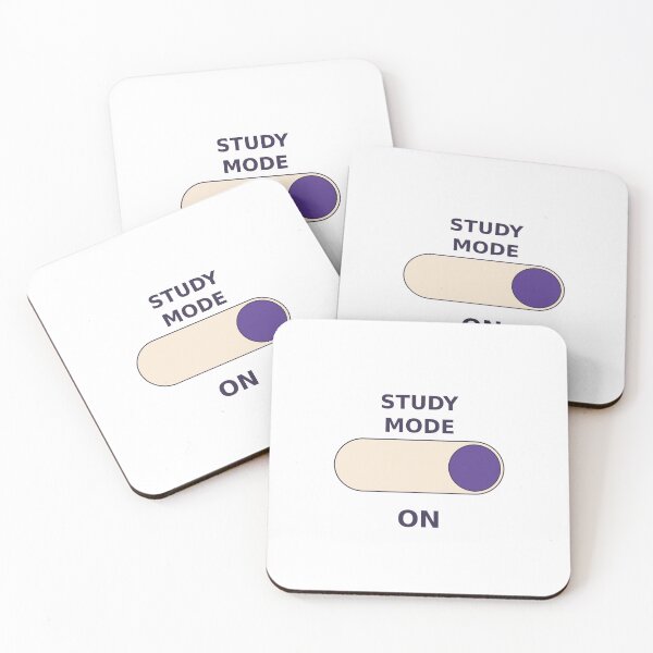 Item preview, Study Mode: On – Minimal Productivity Sticker & Poster designed and sold by LissethsWorld.