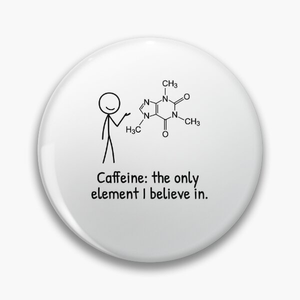 Item preview, Caffeine Doctrine – Minimal XKCD-Style Science Comic designed and sold by AnnSign.