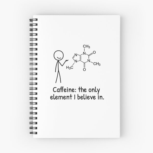 Item preview, Caffeine Doctrine – Minimal XKCD-Style Science Comic designed and sold by AnnSign.