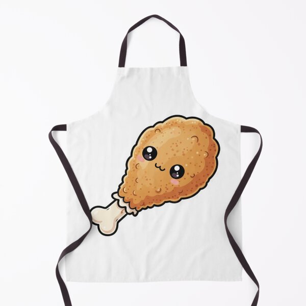 Item preview, Kawaii Fried Chicken Thigh designed and sold by plastikelectrik.