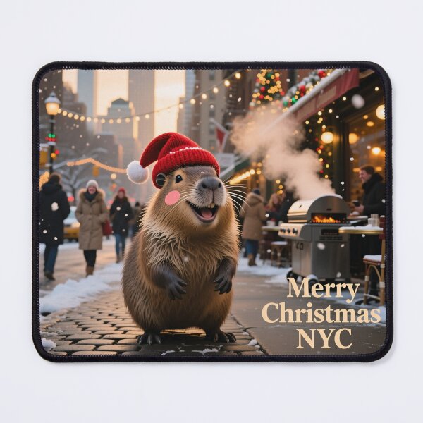 Item preview, Christmas Capybara designed and sold by casamomo.