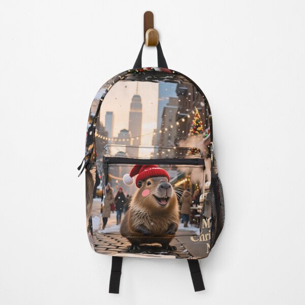Item preview, Christmas Capybara designed and sold by casamomo.