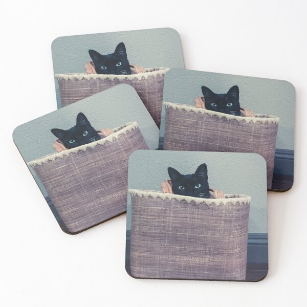Item preview, Lucy the Cat - My cat in her hiding place designed and sold by artsychickphoto.