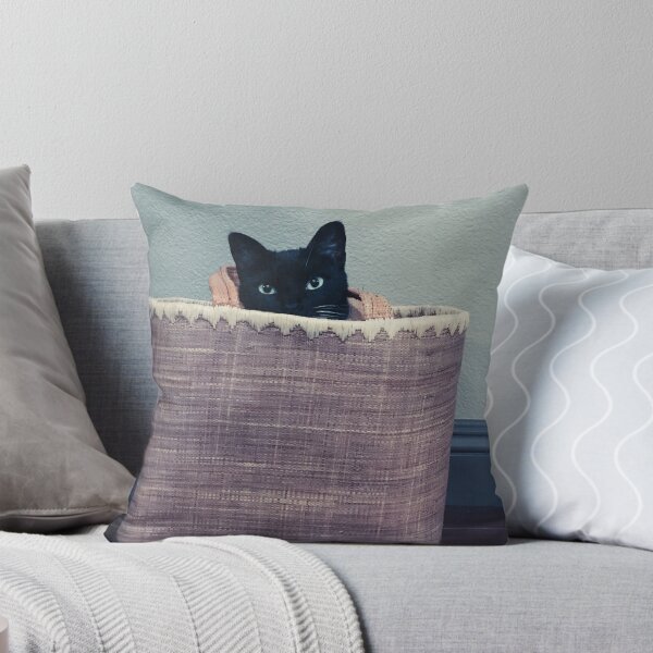 Item preview, Lucy the Cat - My cat in her hiding place designed and sold by artsychickphoto.