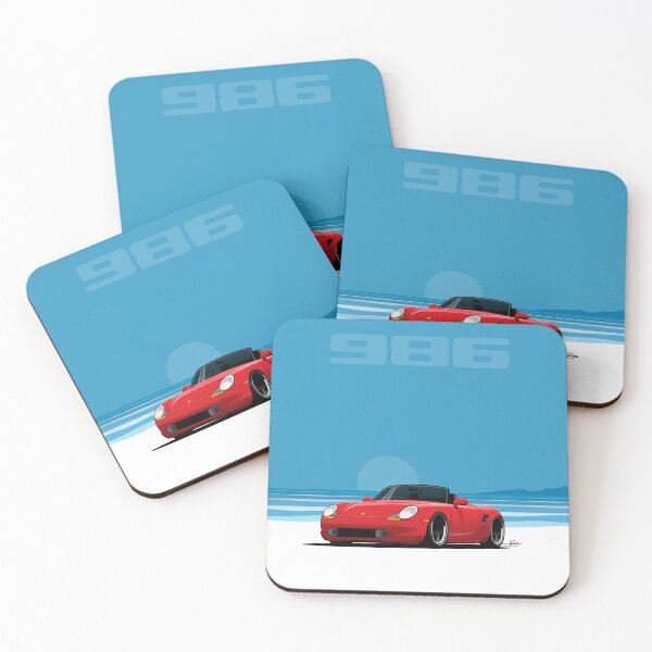 Item preview, Retro Porsche 986 Boxster beach illustration Essential  designed and sold by blackdogshop.