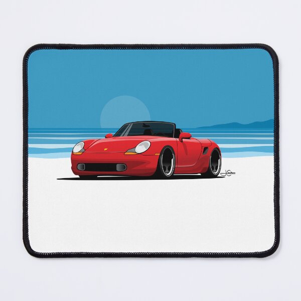 Item preview, Retro Porsche 986 Boxster beach illustration Essential designed and sold by blackdogshop.