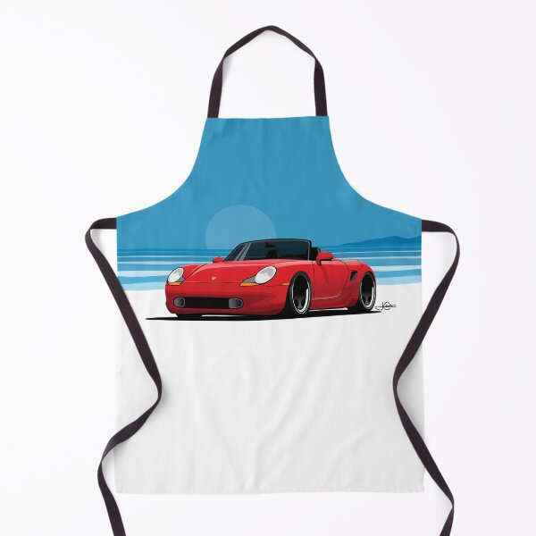 Item preview, Retro Porsche 986 Boxster beach illustration Essential designed and sold by blackdogshop.
