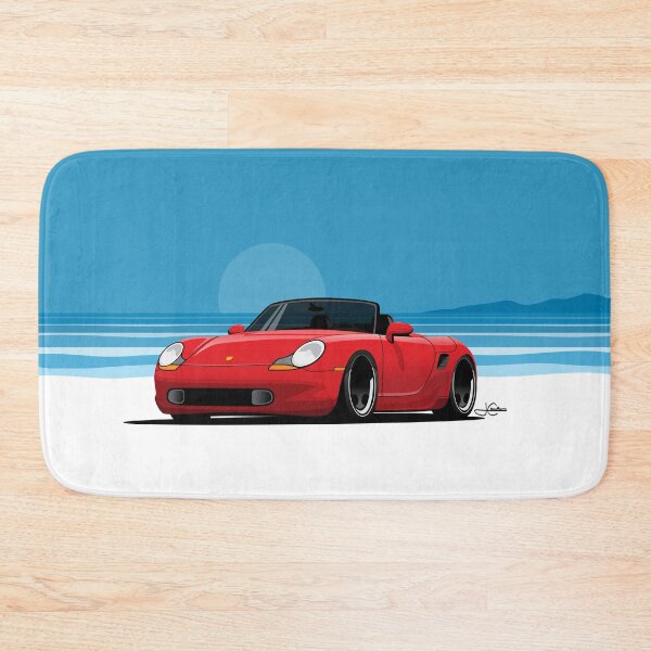 Item preview, Retro Porsche 986 Boxster beach illustration Essential  designed and sold by blackdogshop.