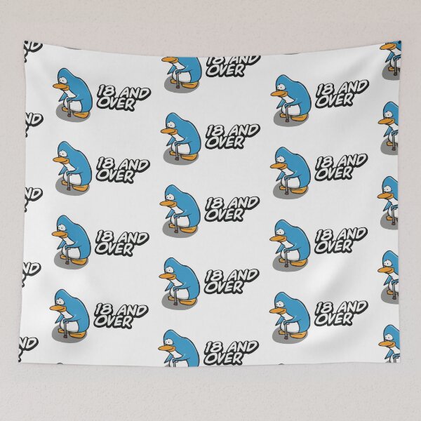 Item preview, 18 and over penguin designed and sold by laur104.