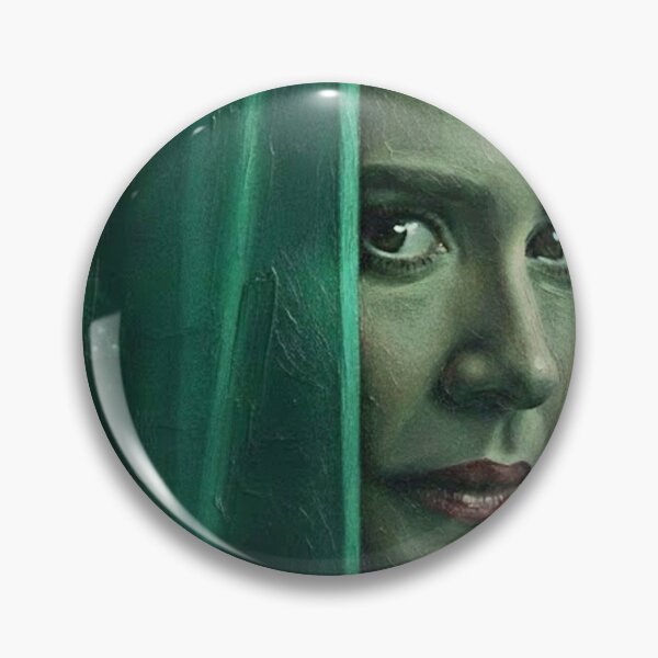 Item preview, Intense Nurse Portrait Green Filter Art | Red Lips Hospital Drama Painting | Vintage Horror Poster designed and sold by Art's Diner.