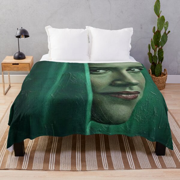 Item preview, Intense Nurse Portrait Green Filter Art | Red Lips Hospital Drama Painting | Vintage Horror Poster designed and sold by Art's Diner.