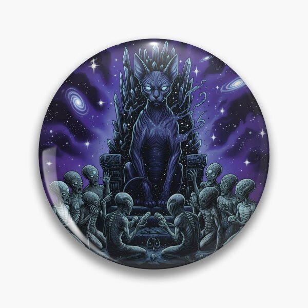 Item preview, Alien Sphynx Worshipped by Cosmic Cult designed and sold by LinaValearte.