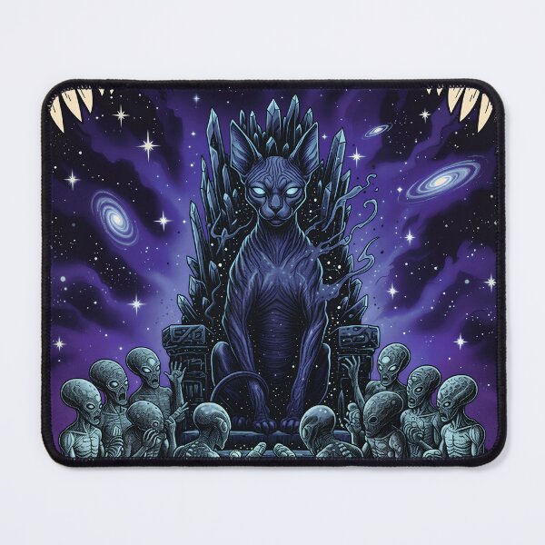 Item preview, Alien Sphynx Worshipped by Cosmic Cult designed and sold by LinaValearte.