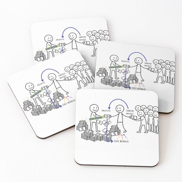 Item preview, Stop Stock Buyback designed and sold by Dyspolitico.