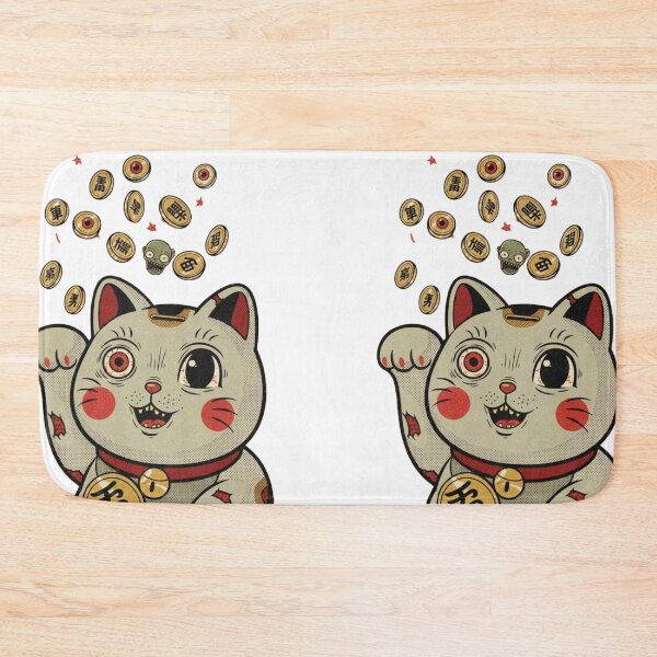 Item preview, Zombie Lucky Cat (Maneki - Neko) | Plants vs. Zombie Pop Art designed and sold by chunzartshop.
