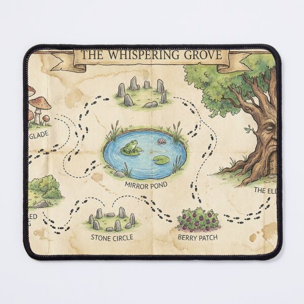 Item preview, Forest Map — Imaginary Grove designed and sold by Tamer ⭐⭐⭐⭐⭐.
