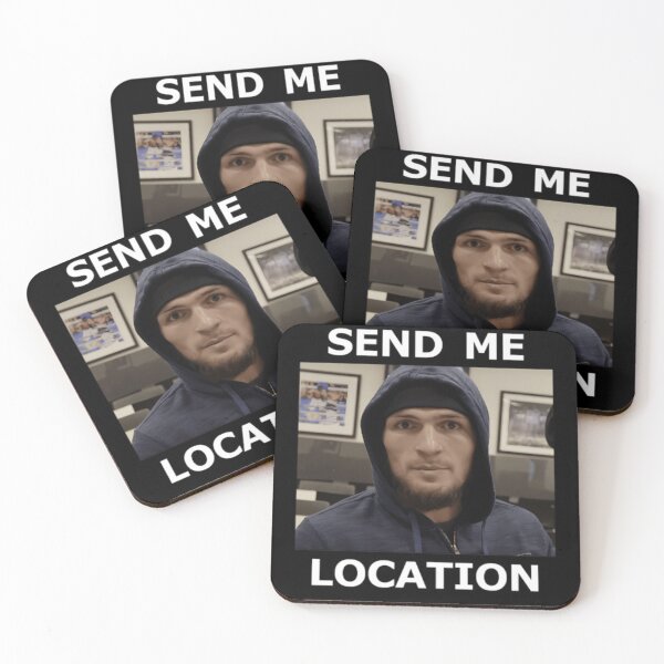 Item preview, Khabib Nurmagomedov "Send Me Location" designed and sold by JeyVel.