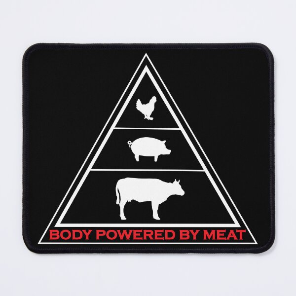 Item preview, Body Powered By Meat designed and sold by KetoVoreApparel.