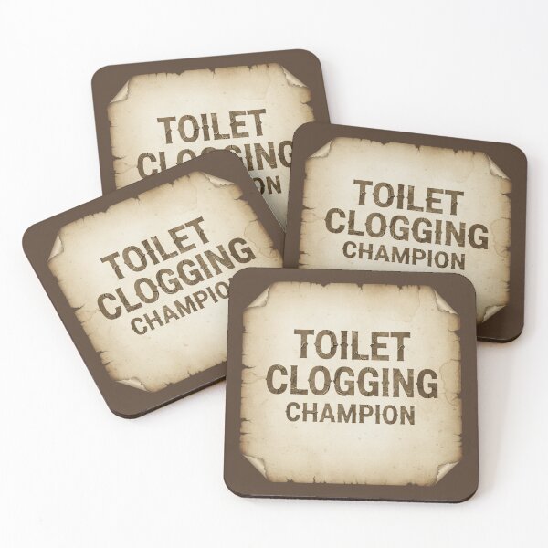 Item preview, Toilet Clogging Champion - Funny Vintage Style Dad Joke designed and sold by axiksa10.