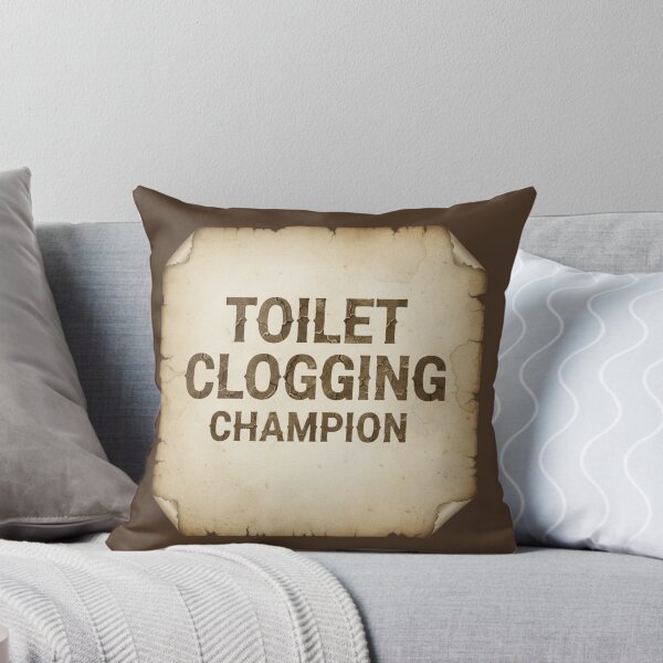 Item preview, Toilet Clogging Champion - Funny Vintage Style Dad Joke designed and sold by axiksa10.