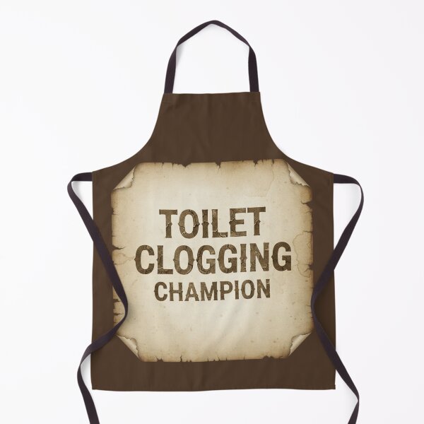 Item preview, Toilet Clogging Champion - Funny Vintage Style Dad Joke designed and sold by axiksa10.