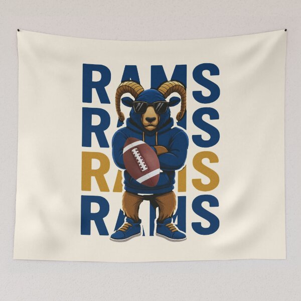 Item preview, Rams Whose House Ram Game Day, Rams Old School Colors designed and sold by LAKERSIN5.