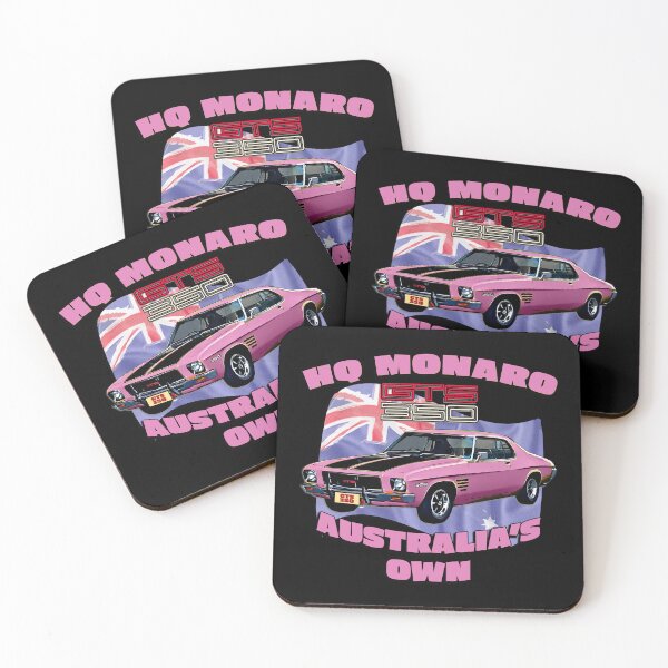 Item preview, HQ Monaro GTS 350 Australia’s Own Classic Car Art in Pink designed and sold by Michael van der Hoorn.