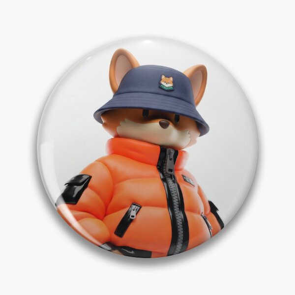 Item preview, Neon Swagger: A 3D Hypebeast Fox Vinyl Toy Render designed and sold by Keo Store.