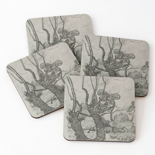 Item preview, Vincent van Gogh - A Bare Treetop in the Garden of the Asylum designed and sold by st1art.