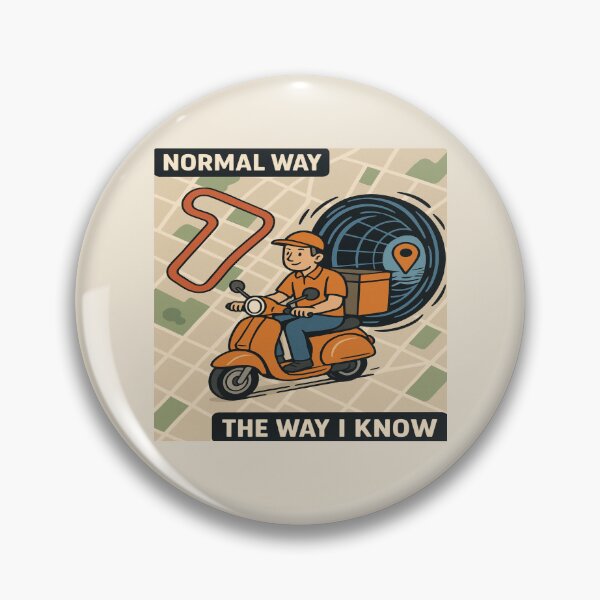 Item preview, Wormhole GPS Delivery Driver Meme | “THE WAY I KNOW” Route designed and sold by POD DYNASTY | Original Print On Demand T-Shirt Graphics.