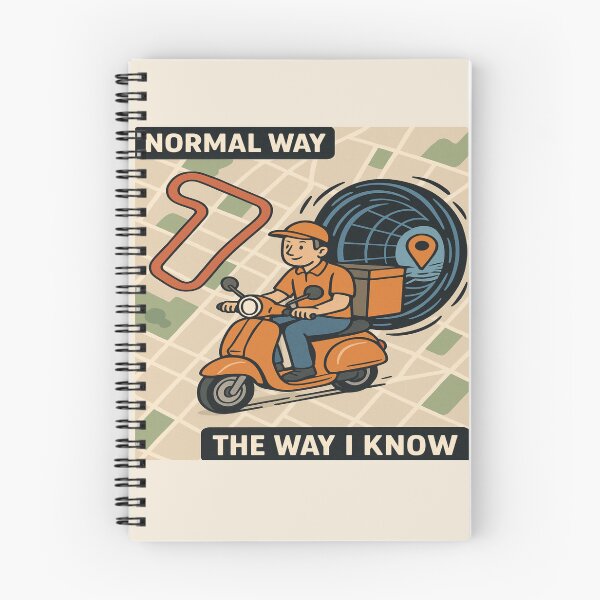 Item preview, Wormhole GPS Delivery Driver Meme | “THE WAY I KNOW” Route designed and sold by POD DYNASTY | Original Print On Demand T-Shirt Graphics.
