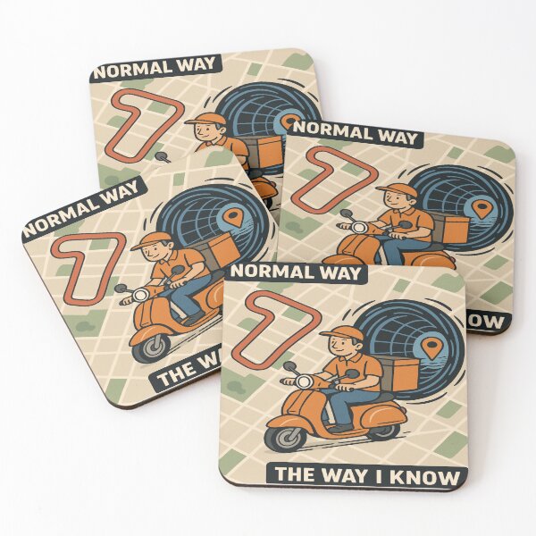 Item preview, Wormhole GPS Delivery Driver Meme | “THE WAY I KNOW” Route designed and sold by POD DYNASTY | Original Print On Demand T-Shirt Graphics.