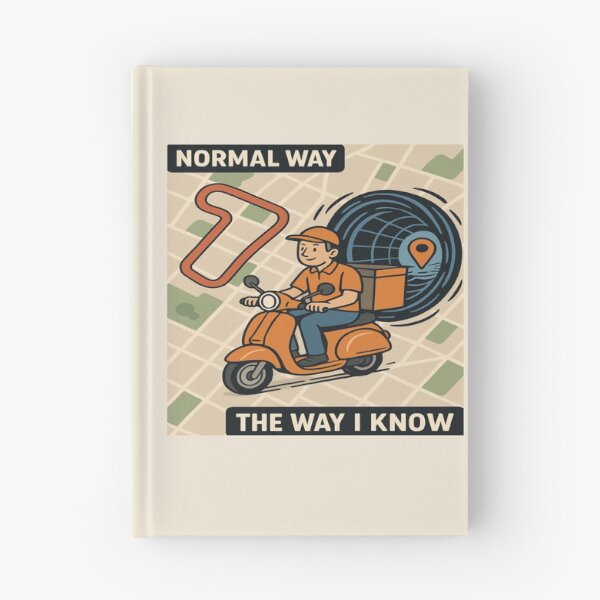 Item preview, Wormhole GPS Delivery Driver Meme | “THE WAY I KNOW” Route designed and sold by POD DYNASTY | Original Print On Demand T-Shirt Graphics.
