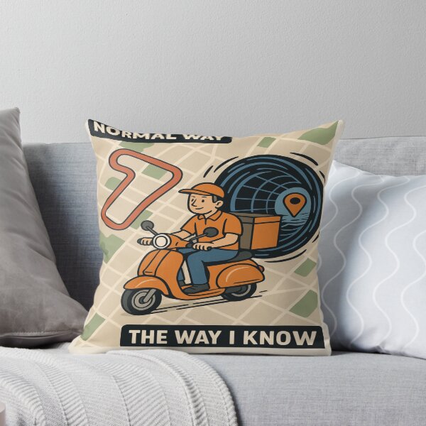 Item preview, Wormhole GPS Delivery Driver Meme | “THE WAY I KNOW” Route designed and sold by POD DYNASTY | Original Print On Demand T-Shirt Graphics.