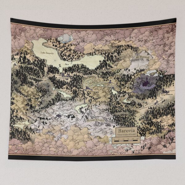 Item preview, Barovia Map designed and sold by MrHide.