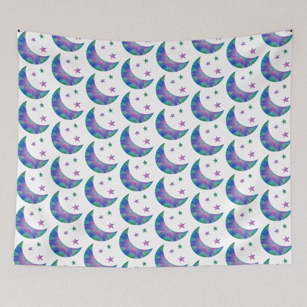 Item preview, Aurora Moon & Stars designed and sold by mezzilicious.