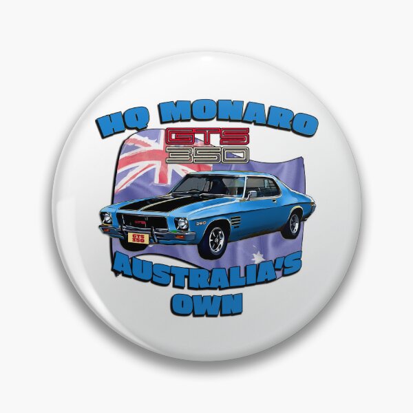 Item preview, HQ Monaro GTS 350 Australia’s Own Classic Car Art in Blue designed and sold by Michael van der Hoorn.