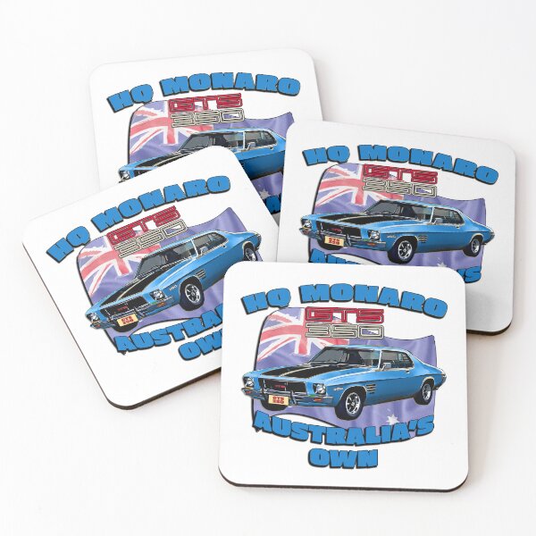 Item preview, HQ Monaro GTS 350 Australia’s Own Classic Car Art in Blue designed and sold by Michael van der Hoorn.